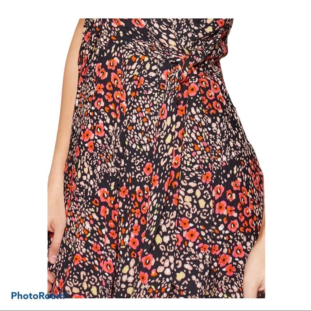 FLORAL WRAP CAMI DRESS - Picture 4 of 5
